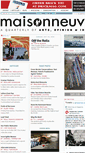 Mobile Screenshot of maisonneuve.org
